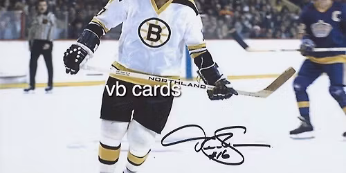 BOSTON BRUINS DEREK SANDERSON AUTOGRAPH & CARD SHOW