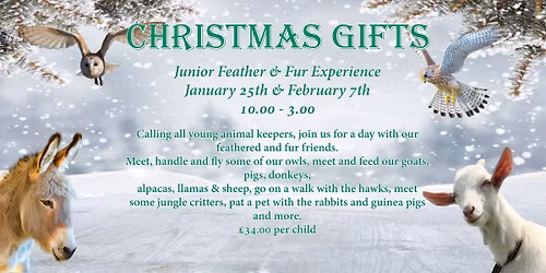Junior Feather & Fur Experience