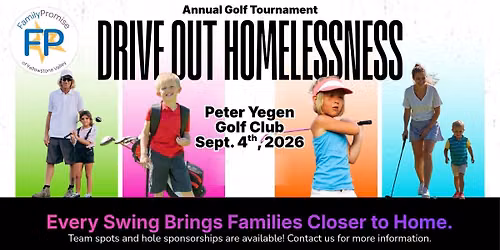 Annual "Drive Out Homelessness" Golf Tournament