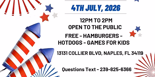 4th of July Luncheon - OPEN TO THE PUBLIC