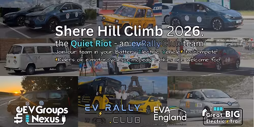 Shere Hill Climb 2026: the Quiet Riot Racing Team "Power Up" Shere Hill