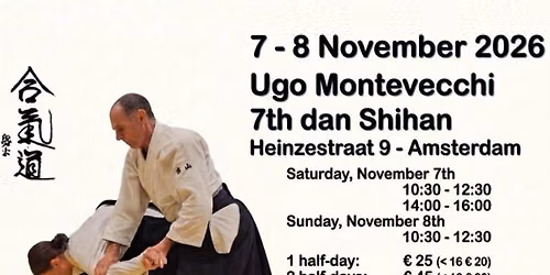 Stage met Montevecchi Shihan