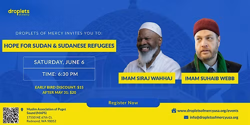 Hope for Sudan & Sudanese Refugees w\/ Imam Siraj & Imam Suhaib