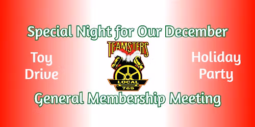 General Membership Meeting - December 2025
