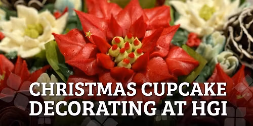 Christmas cupcake decorating with Sarah from Cakes by The Bunch