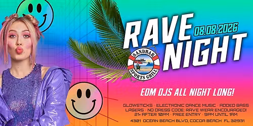 Summer Rave Night at Sandbar