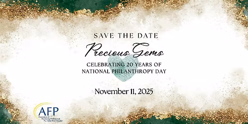 "Precious Gems" Celebrating 20 Years of National Philanthropy Day