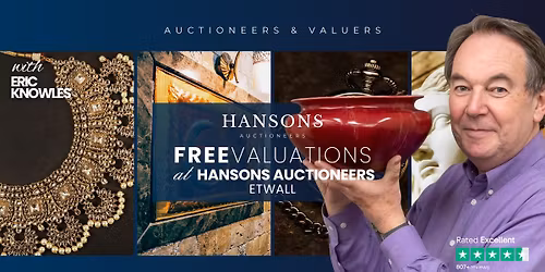 Etwall Valuation Day with Eric Knowles: Ceramics, Victorian D\u00e9cor, Glass & Antique Valuations