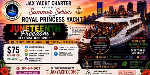 Juneteenth freedom Celebration Cruise