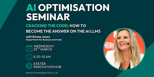 AI Optimisation Seminar: Cracking the Code: How to become the answer on the