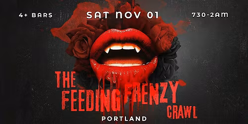 Feeding Frenzy Halloween Bar Crawl Portland 2025
