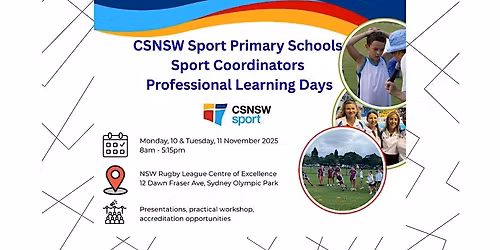 2025 Primary School Sports Coordinators' Professional Learning Days