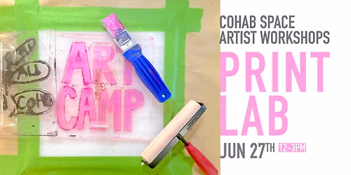 Art Camp Print Lab | Artist Workshop