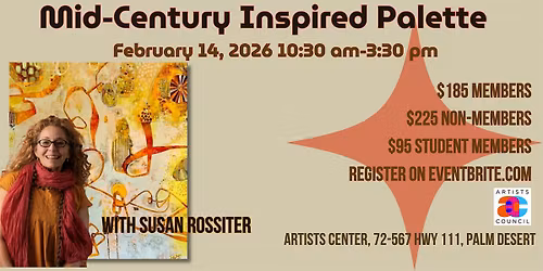 Mid-Century Inspired Palette with Susan Rossiter
