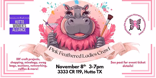 Pink Feathered Ladies Crawl