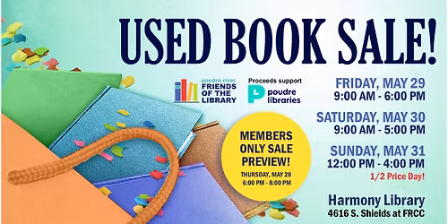 PRFOL's Gigantic Used Book Spring Sale Is Here! 