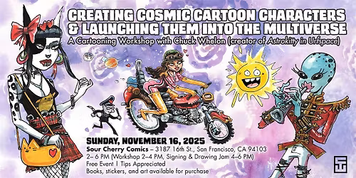 Creating Cosmic Cartoon Characters and Launching Them into the Multiiverse