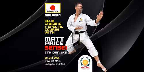 Matt Price Sensei Special Course and Club Grading