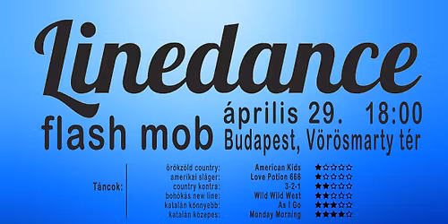 Linedance Flash Mob a T\u00e1nc Vil\u00e1gnapj\u00e1n!