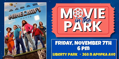 Movie in the Park: The Minecraft Movie