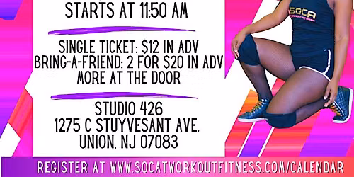 Soca Tworkout Fitness: F\u00eate and Get Fit in Union, NJ!!!
