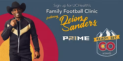 UCHealth Family Football Clinic with Coach Prime