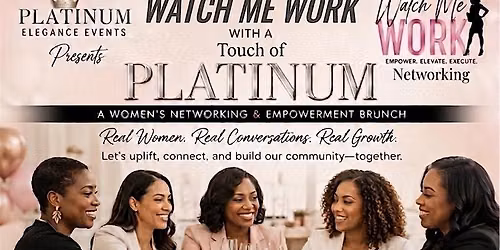 Watch Me Work with a Touch Of Platinum Women's Networking Brunch