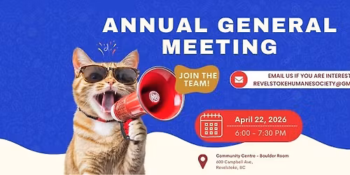 Revelstoke Humane Society Annual General Meeting
