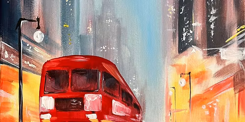 Join Brush Party to paint 'Rainy Day Ride' in Aylesbury