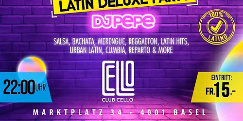 BARRIO LATINO - Latin Deluxe Party mit DJ Pepe