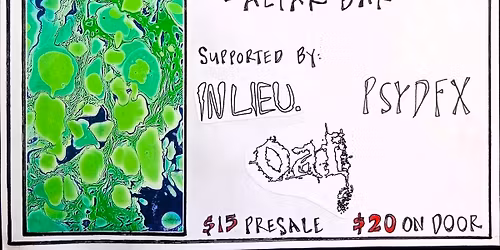 CHIROWEG - new album release party "TURBULENCE" + IN LIEU + OAF + PsyDFX @ ALTAR