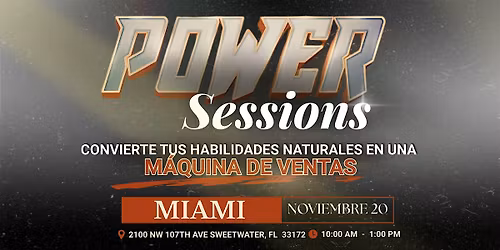 Power Sessions Tour | Miami