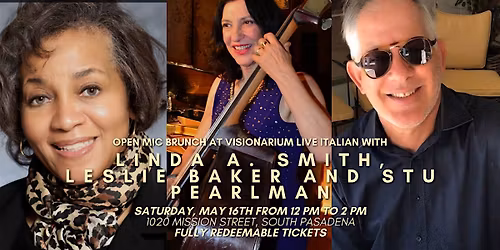 \u2728 Open Mic Brunch at Visionarium Live Italian \u2728