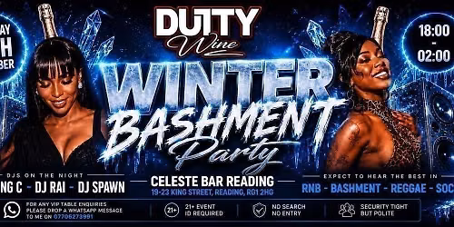 DUTTY WINE READING - BASHMENT WINTER PARTY 