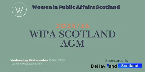 Women in Public Affairs Scotland AGM Networking Event