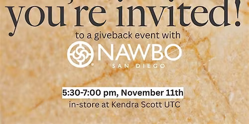 NAWBO Give Back Event at Kendra Scott