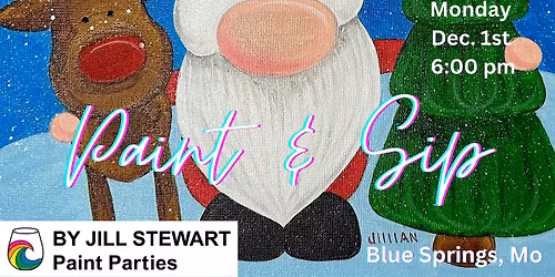 Santa Gnome Paint Party