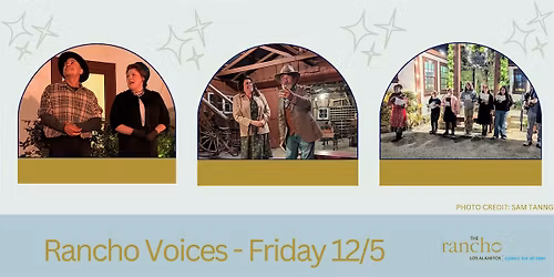 Rancho Voices: A Holiday Program FRIDAY 12\/5