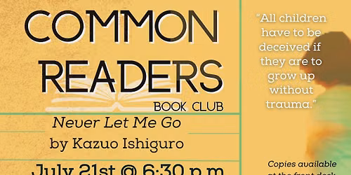 Common Readers: "Never Let Me Go"