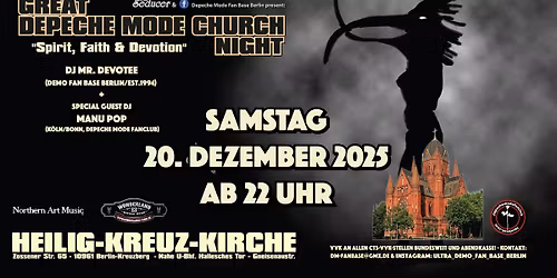 Final great Depeche Mode Church Night 2025