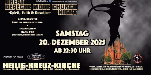 Final great Depeche Mode Church Night 2025