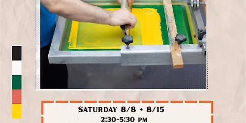 Intro to Screen Printing