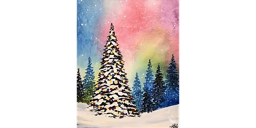 Enchanted Christmas Forest - Paint and Sip in Houston | Classpop!\u2122