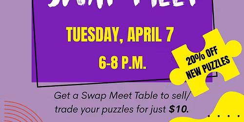 Jigsaw Puzzle Swap Meet at Village Meeple