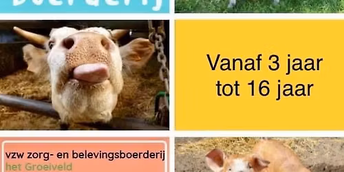 Blij op de boerderij