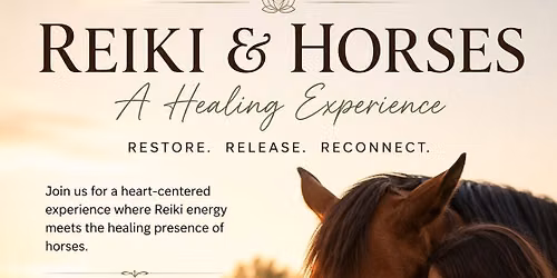 Reiki & Horses Outdoors In Lake Country