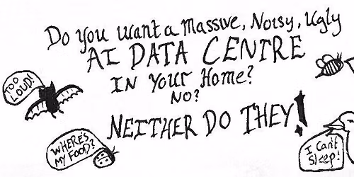 Save Our Marsh protest: Stop the South Norwich Data Centre! 