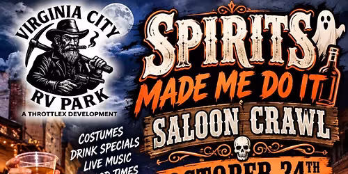 Spirits Made Me Do It Saloon Crawl
