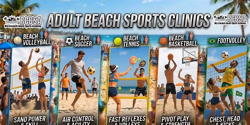 Beach Tennis: RCBSA  June 27 Adult Beginner Clinic