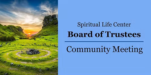 Board of Trustees Community Meeting